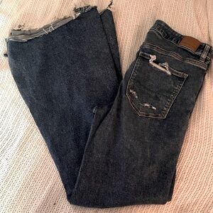 American Eagle Festival Flare Ripped Jeans